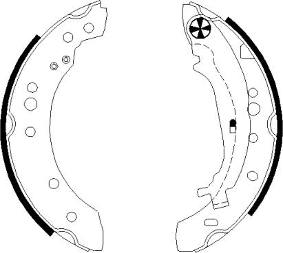 Pagid H1688 - Bremžu loku komplekts www.autospares.lv