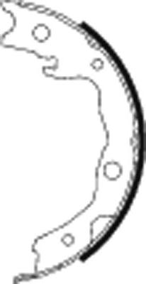 Pagid H1682 - Brake Shoe Set, parking brake www.autospares.lv