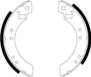 Pagid H1061 - Bremžu loku komplekts autospares.lv