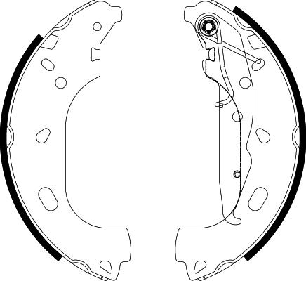 Pagid H1005 - Bremžu loku komplekts www.autospares.lv