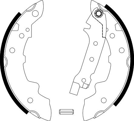 Pagid H1006 - Bremžu loku komplekts www.autospares.lv