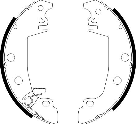 Pagid H1010 - Brake Shoe Set www.autospares.lv