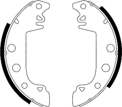 Pagid H1033 - Brake Shoe Set www.autospares.lv