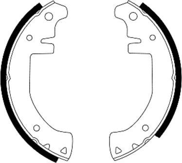 Pagid H1020 - Brake Shoe Set www.autospares.lv