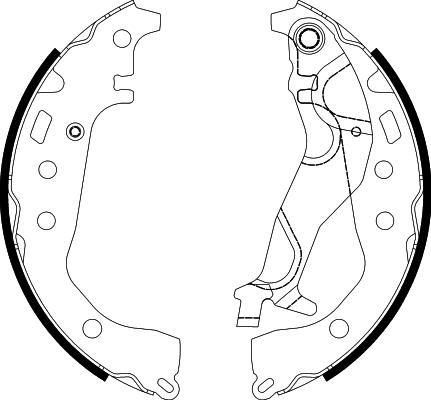 Pagid H1028 - Bremžu loku komplekts autospares.lv