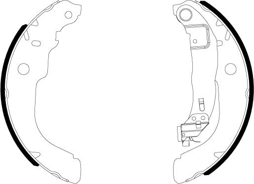 Pagid H1847 - Brake Shoe Set www.autospares.lv