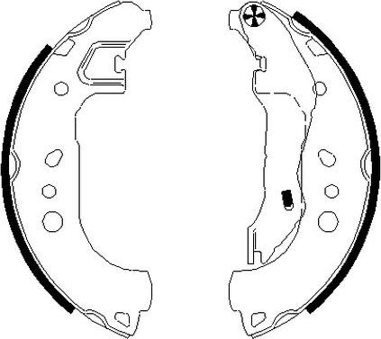 Pagid H1808 - Brake Shoe Set www.autospares.lv