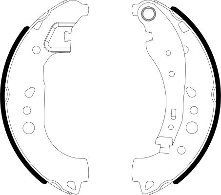 Pagid H1824 - Bremžu loku komplekts autospares.lv