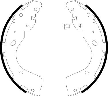 Pagid H1825 - Bremžu loku komplekts www.autospares.lv