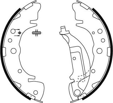 Pagid H1704 - Brake Shoe Set www.autospares.lv