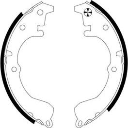 Pagid H8405 - Brake Shoe Set www.autospares.lv