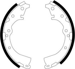 Pagid H8170 - Brake Shoe Set www.autospares.lv