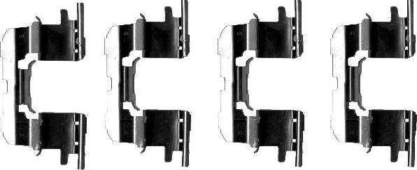 Pagid K0108 - Accessory Kit for disc brake Pads www.autospares.lv