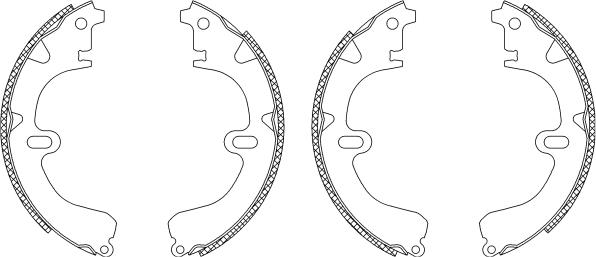 Pagid Q0955 - Brake Shoe Set www.autospares.lv