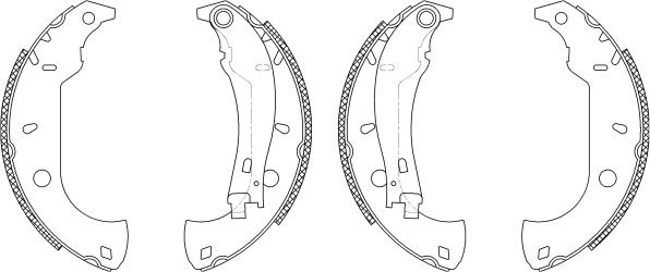 Pagid Q0985 - Bremžu loku komplekts autospares.lv