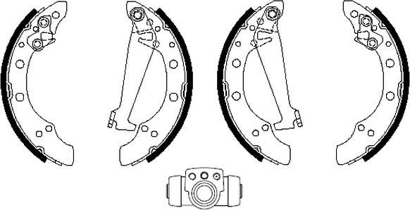 Pagid Q0980 - Bremžu loku komplekts autospares.lv