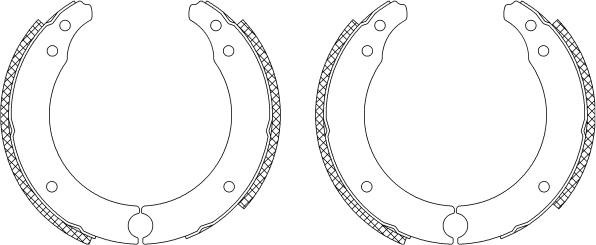 Pagid Q0190 - Bremžu loku komplekts www.autospares.lv