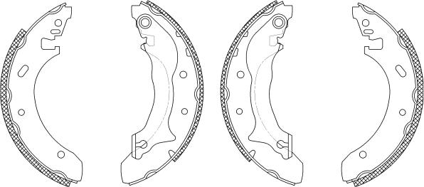 Pagid Q0845 - Bremžu loku komplekts autospares.lv