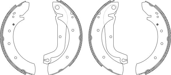 Pagid Q0850 - Bremžu loku komplekts autospares.lv