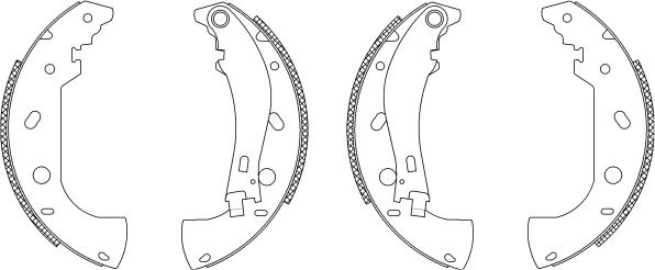 Pagid Q0810 - Bremžu loku komplekts autospares.lv