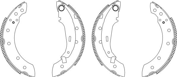 Pagid Q0775 - Bremžu loku komplekts www.autospares.lv