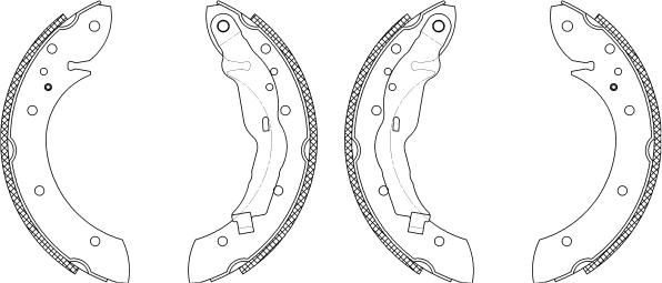 Pagid Q1204 - Bremžu loku komplekts www.autospares.lv