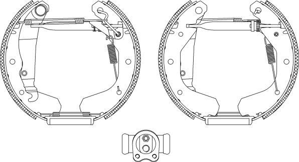 Pagid R0455 - Bremžu loku komplekts autospares.lv