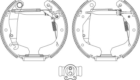 Pagid R0460 - Bremžu loku komplekts www.autospares.lv