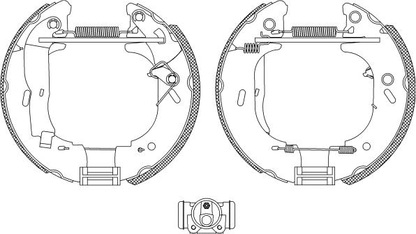 Pagid R0580 - Bremžu loku komplekts autospares.lv