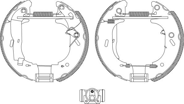 Pagid R0575 - Bremžu loku komplekts autospares.lv