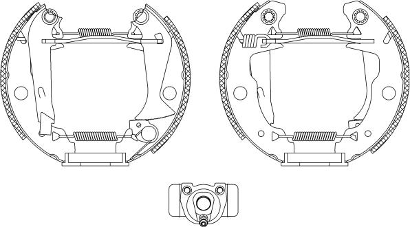 Pagid R0195 - Brake Shoe Set www.autospares.lv