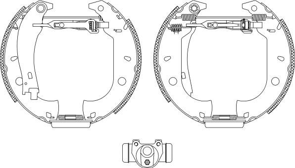 Pagid R0100 - Bremžu loku komplekts autospares.lv