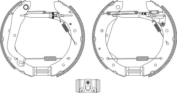 Pagid R0110 - Bremžu loku komplekts autospares.lv