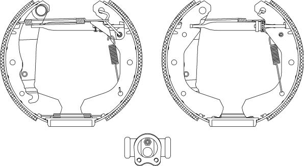 Pagid R0260 - Bremžu loku komplekts autospares.lv