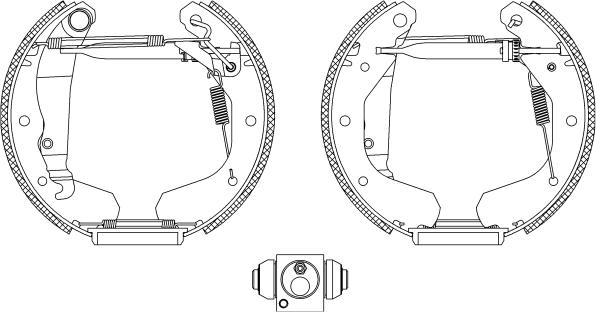 Pagid R0205 - Bremžu loku komplekts www.autospares.lv