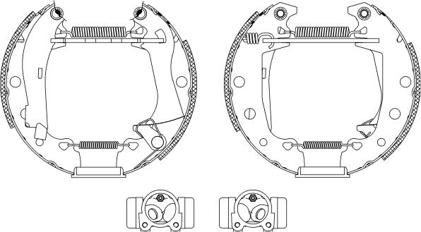 Pagid R0215 - Bremžu loku komplekts www.autospares.lv