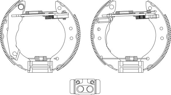 Pagid R0280 - Bremžu loku komplekts www.autospares.lv