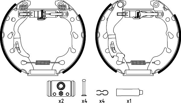 Pagid R1396 - Bremžu loku komplekts autospares.lv