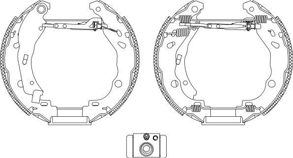 Pagid R1390 - Brake Shoe Set www.autospares.lv