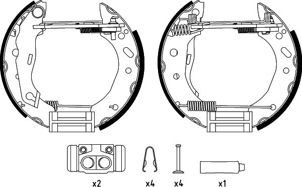 Pagid R1391 - Bremžu loku komplekts autospares.lv