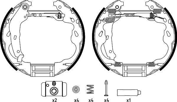 Pagid R1397 - Bremžu loku komplekts www.autospares.lv