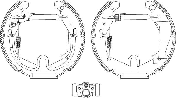 Pagid R1343 - Bremžu loku komplekts www.autospares.lv