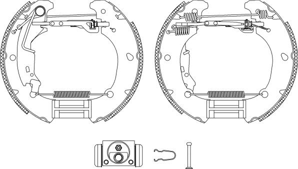 Pagid R1335 - Bremžu loku komplekts www.autospares.lv