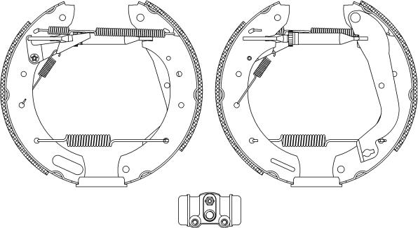 Pagid R1330 - Bremžu loku komplekts www.autospares.lv