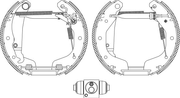 Pagid R1293 - Bremžu loku komplekts www.autospares.lv