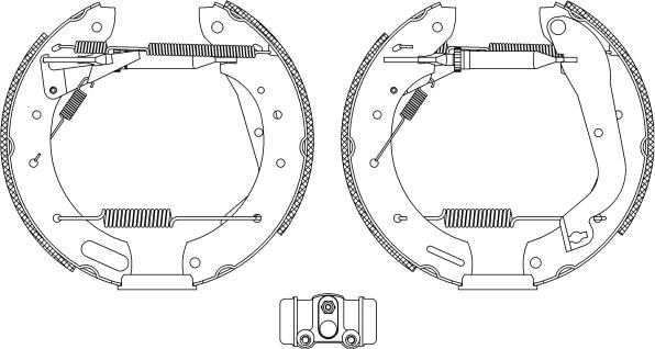 Pagid R1245 - Bremžu loku komplekts www.autospares.lv