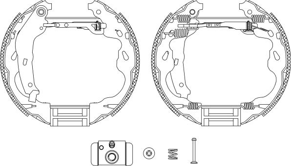 Pagid R1285 - Bremžu loku komplekts www.autospares.lv