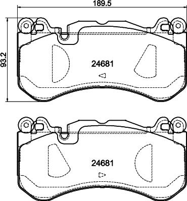 Pagid T4617 - Bremžu uzliku kompl., Disku bremzes www.autospares.lv