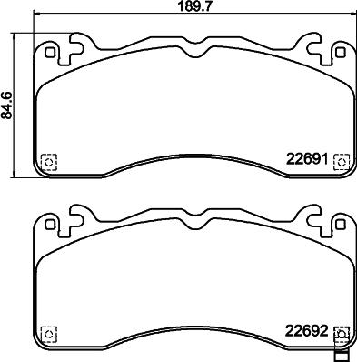 Pagid T4255 - Bremžu uzliku kompl., Disku bremzes www.autospares.lv