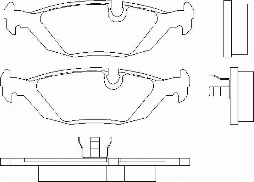 Pagid T0412 - Тормозные колодки, дисковые, комплект www.autospares.lv